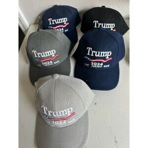5x Trump Embroidered Baseball Cap TAB Hat USA